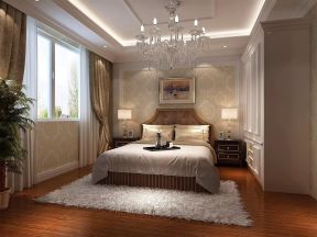 园博府欧式139平三居室卧室装修案例
