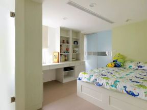 馨港庄园现代简约123平三居室卧室装修案例