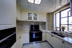 黄金时代140平米三居室新中式风格厨房装修设计效果图