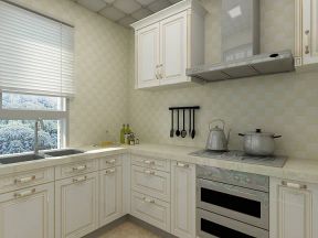 龙海家园133平美式风格厨房装修效果图