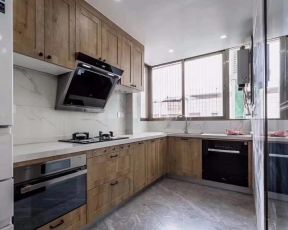 中航城102平现代风格家庭厨房设计效果图片