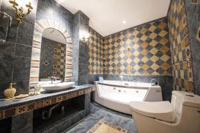 都铎城邦别墅400平法式风格浴室装修设计效果图