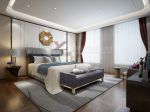 华著中城300平米新中式别墅卧室装修设计效果图