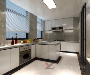 丹轩梓园220平米四居室现代简约风格厨房装修设计效果图