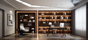 莱安逸珲180平米四居室现代极简风格书房装修设计效果图