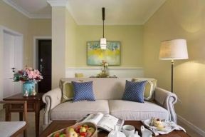 美式风格二居110平客厅沙发装修设计效果图欣赏
