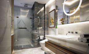 天颐郦城三居120平现代风格卫生间淋浴房设计