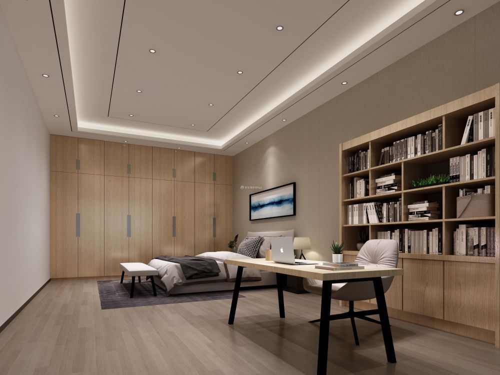 2021现代风格办公楼休息室装修设计效果图欣赏