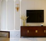 179平米四居室现代简约风格电视背景墙装修设计效果图