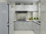 现代风格二居80平厨房装修设计效果图大全