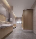 2023现代简约风格办公室卫生间装修设计效果图图片