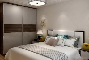 124平米三居室中式风格卧室装修设计效果图