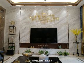 客廳電視背景墻飾品 客廳置物架效果圖