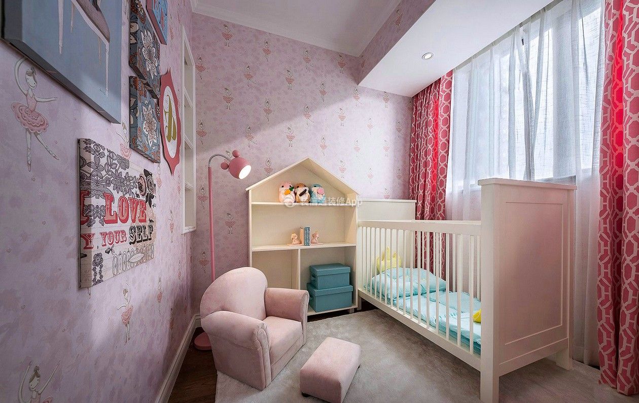 148平米三居室混搭风格儿童房装修设计效果图