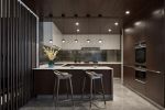 300平米四居室现代风格厨房装修设计效果图