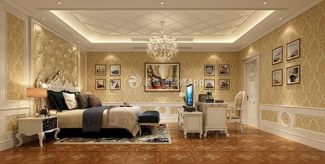 欧式风格别墅600平卧室装修设计效果图大全