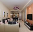 84平两居室现代风格客厅沙发装修设计效果图大全