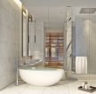 263平大平层现代风格卫生间浴缸设计图片