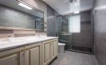 250平米新中式风格别墅卫生间洗手台装修效果图