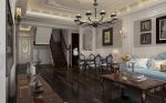 豪华欧式风格90平米复式客厅餐厅装修设计图