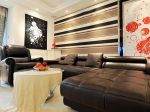 2023现代风格126平三居室客厅沙发装修效果图大全