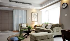 94平米二居室现代简约沙发装修设计效果图