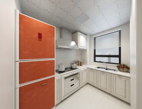 简约现代风格125平米三居室厨房装修设计效果图