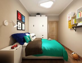 现代风格84平米两居室卧室衣柜装修效果图片大全