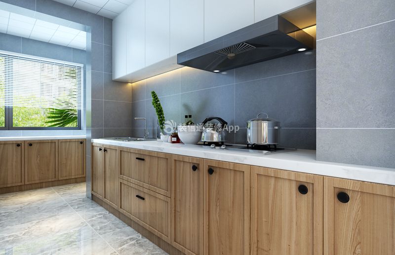 150平米三居室北欧风格厨房装修设计效果图