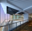 500平米极简风格办公室吊顶装修设计效果图
