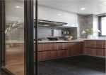 三室120平后现代风格厨房装修图