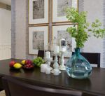 122平米三居室美式风格花瓶摆件装修效果图欣赏