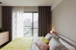 现代风格两居100平卧室窗帘设计图