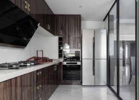 145平米三居室新中式厨房装修设计效果图