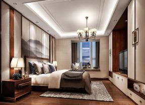 新中式卧室图片 新中式卧室装修效果图大全2020图片 