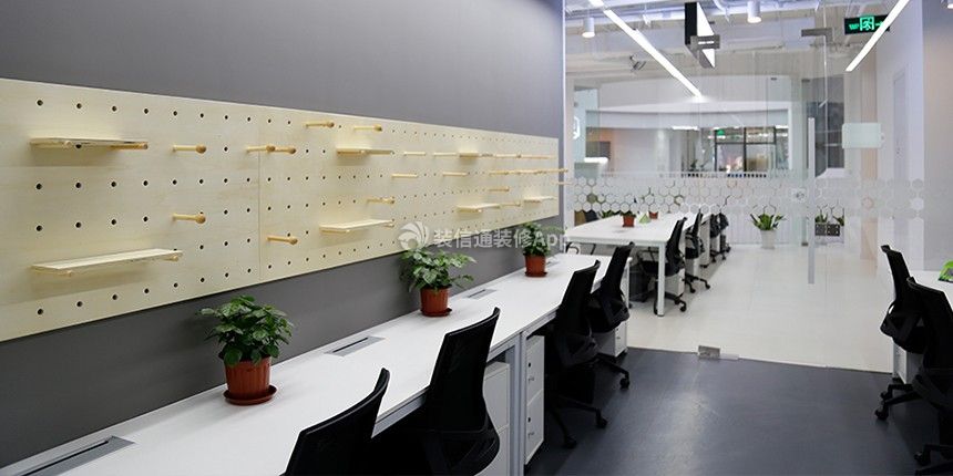 现代风格1200平办公室办公区装修