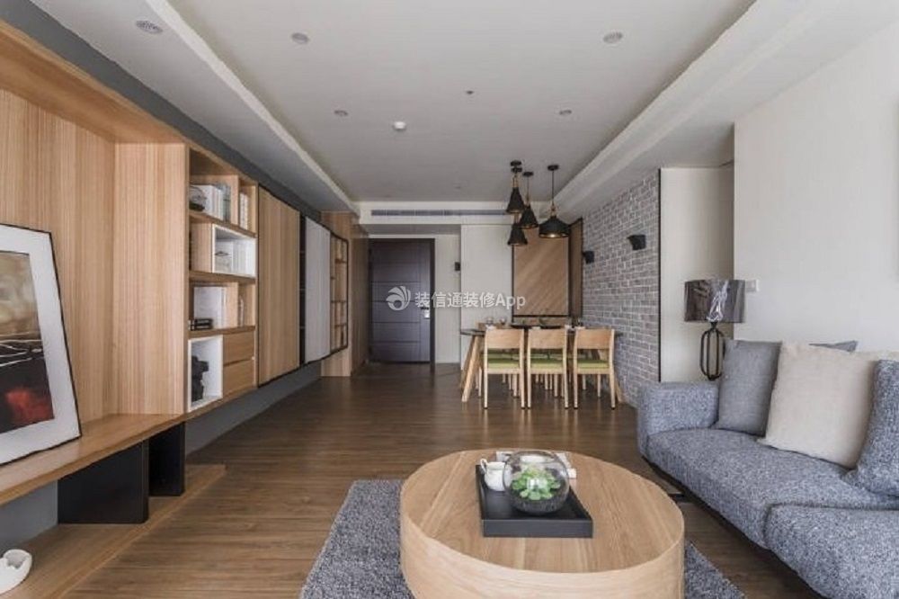 2023现代简约121平米三居室客厅沙发设计图片