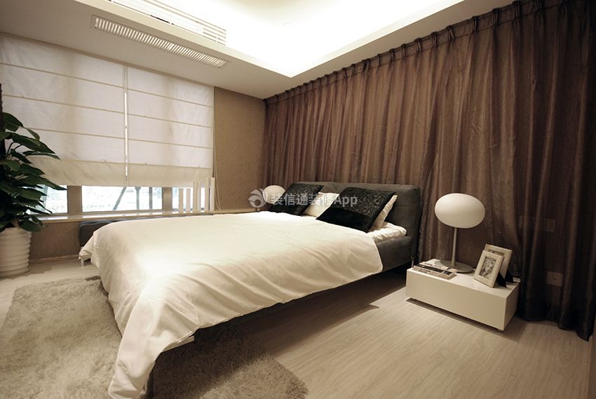 平层150平现代风格卧室效果图欣赏