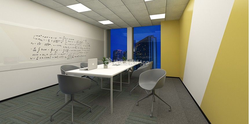 现代风格2300平办公室办公桌装修