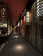 中餐厅800平米中式风格餐厅走道装饰效果图