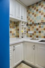 简约美式风格100平米三居室厨房瓷砖设计图片