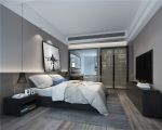 三室一厅一厨一卫现代风格卧室床头吊灯效果图片