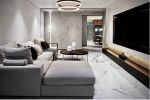 三居110平轻奢风格客厅沙发装修设计效果图