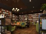 图书馆现代风格800平阅览室装修设计效果图大全