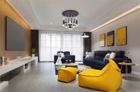 北欧风格144平米四居室客厅颜色搭配设计图片