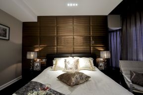 500平米现代风格别墅卧室背景墙装修设计效果图