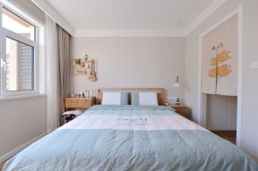 北欧风格101平米三居室卧室床设计图片