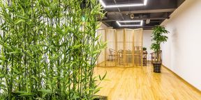中式風(fēng)格200平辦公室吊頂裝修