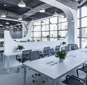 海口700平米办公室装修图片