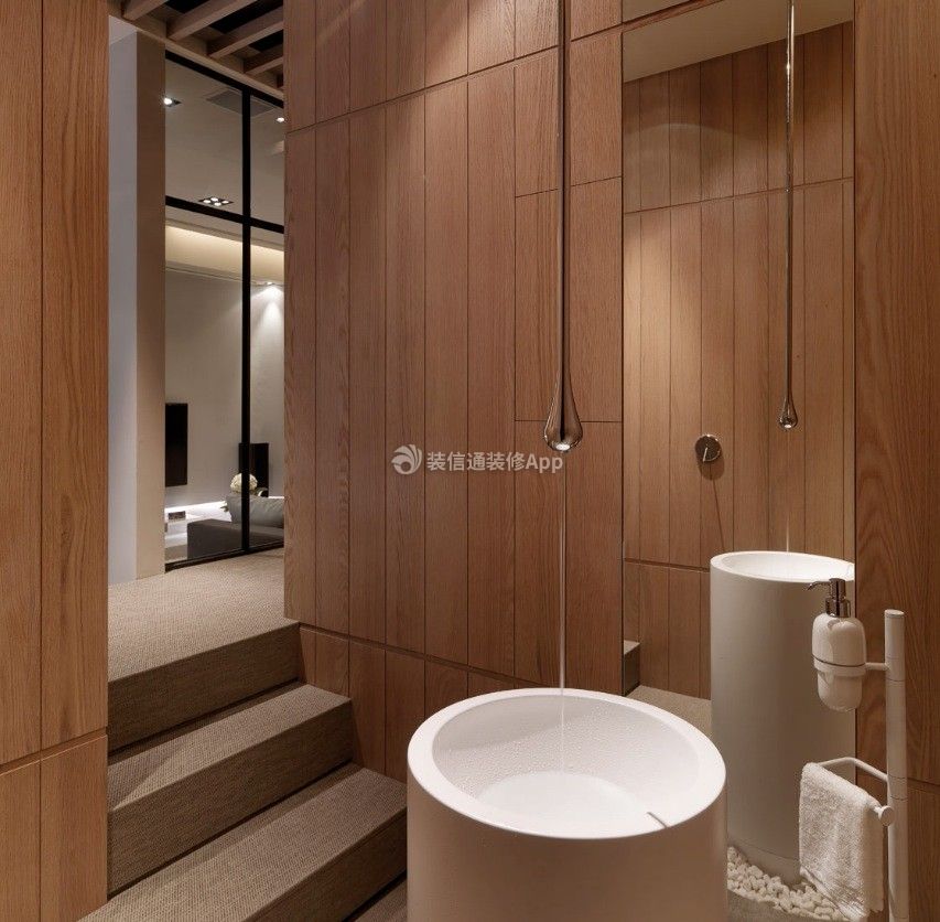 简约现代风格64平两居室卫生间效果图片欣赏